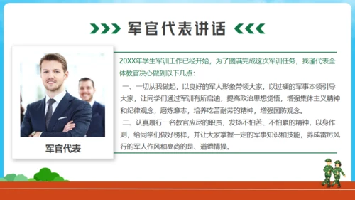 新生军训动员大会通用PPT模版