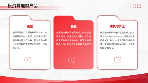 金融理财财富增长金融行业风控通用PPT模板