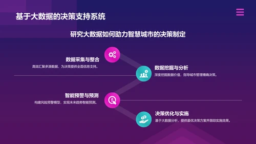 粉色插画风互联网+信息技术服务在智慧城市中的创新PPT模板