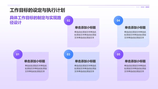 紫色3D风实习期转正述职报告PPT模板