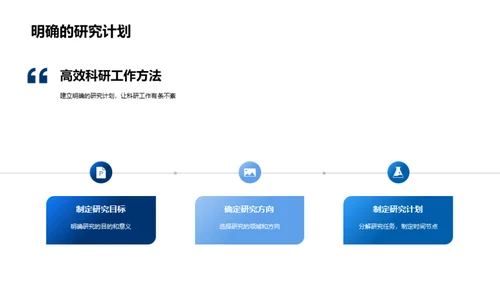 科研探索之路