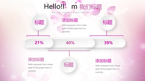 唯美浪漫舞台晚会动态PPT模板