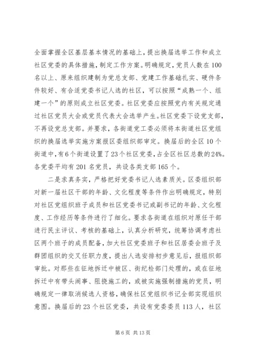 社区建党委探索思考.docx
