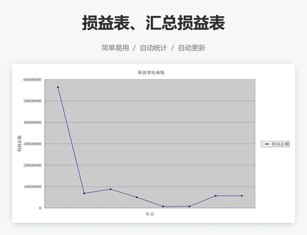损益表、汇总损益表