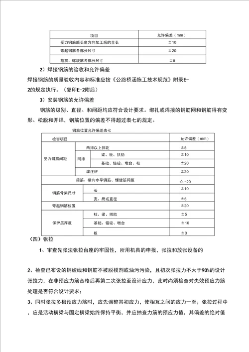 实用方案工艺设计先张法空心板梁技术交底