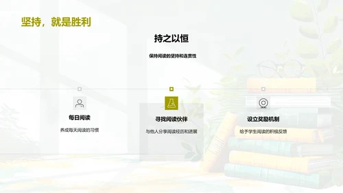 阅读习惯养成报告PPT模板