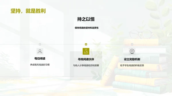 阅读习惯养成报告PPT模板