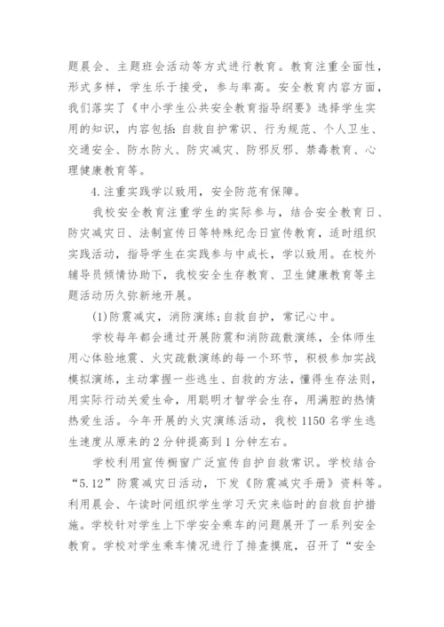 分管安全副校长述职报告_3.docx