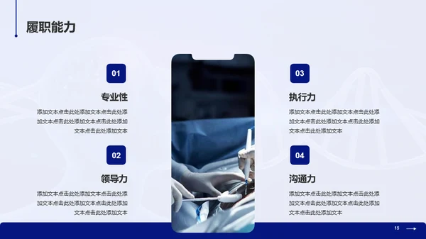 蓝色科技智能医疗研究竞聘述职PPT
