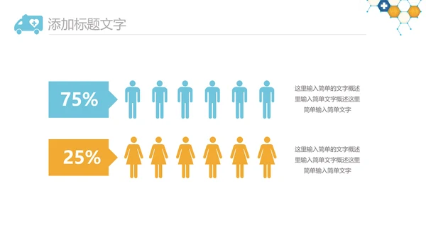 简约护士白衣天使护士长工作总结PPT模板