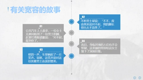 宽容的人生感恩的心通用PPT模板