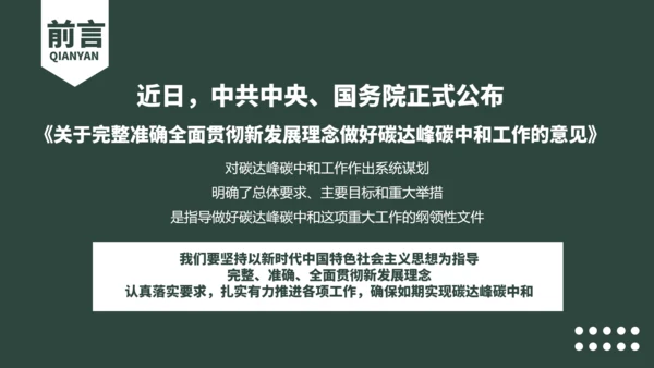 低碳经济碳达峰碳中和新理念PPT党课
