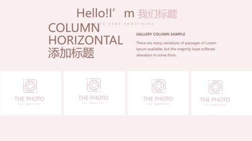 粉色时尚公司产品介绍宣传通用PPT动态模板