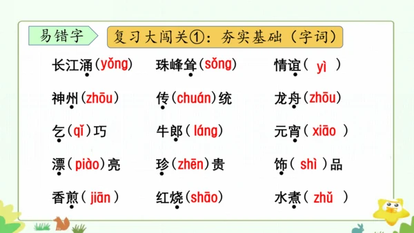 统编版二下语文第三单元整理课 课件