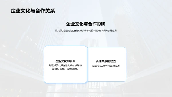 企业文化与合作力