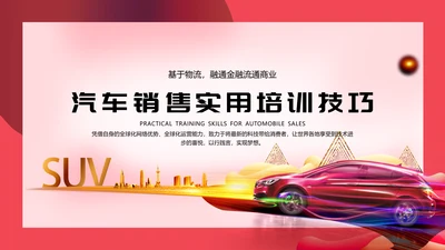 4S店汽车销售实用技巧培训PPT课件