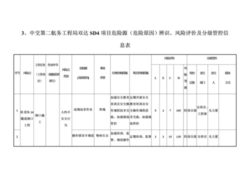 项目风险分级管控实施手册.docx