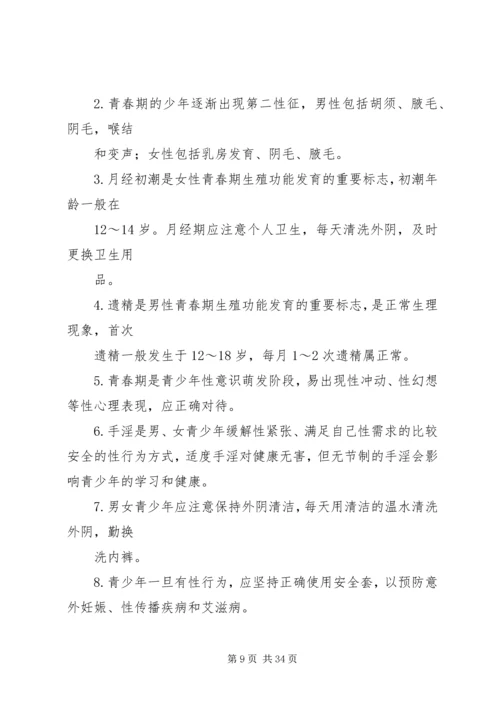 妇幼保健健康教育基本信息 (2).docx