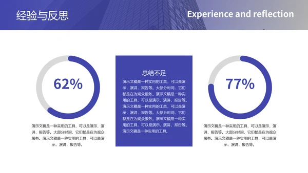大气简约风企业工作总结通用PPT模板