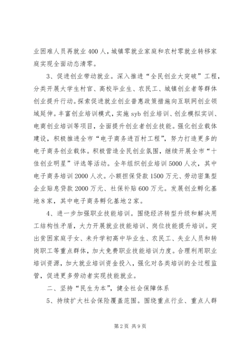 人力资源和社会保障工作计划.docx