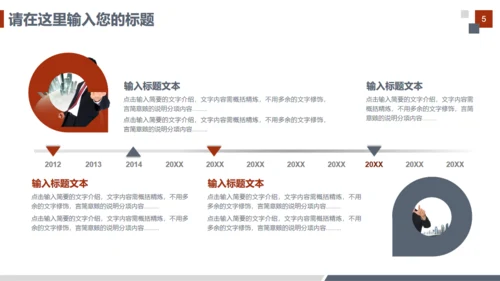 财务金融商务工作汇报通用PPT模板