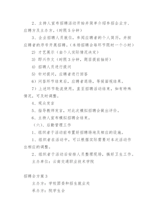 招聘会方案.docx