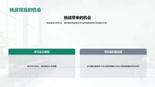 高一学期学习总结PPT模板