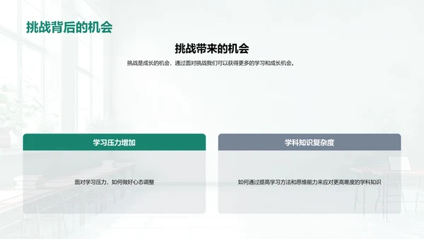 高一学期学习总结PPT模板