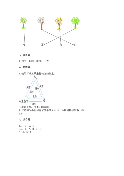 教科版一年级上册科学期末测试卷（名校卷）.docx