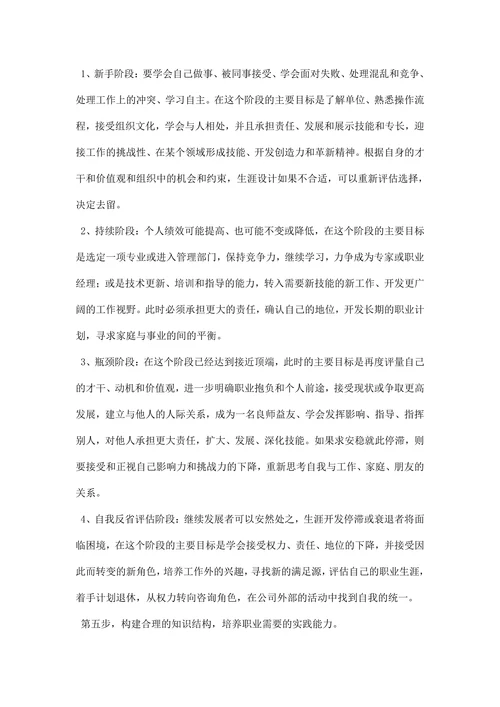 物理学专业职业生涯规划书