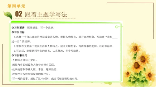 统编版语文四年级上册2024-2025学年度第四单元习作： 我和   过一天（课件）