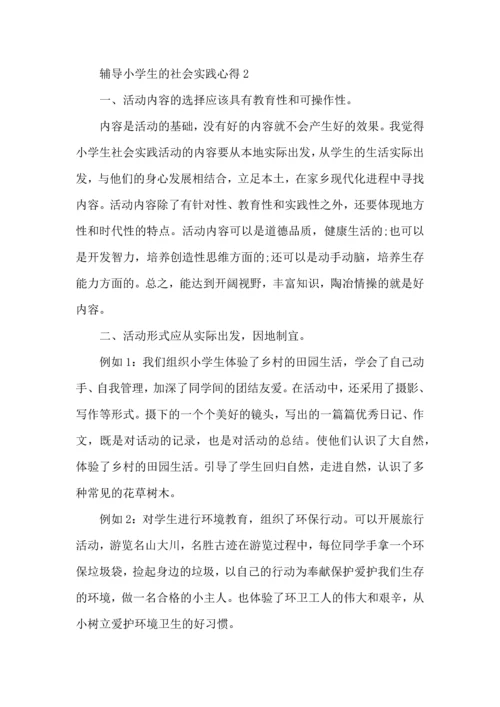 辅导小学生的社会实践心得5篇.docx