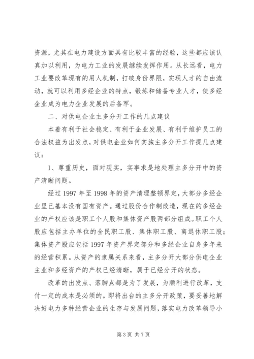 和谐发展电力调研报告.docx