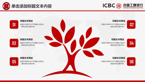 工商银行ppt模板工行理财工作总结汇报