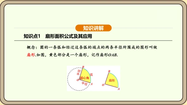 人教版数学九年级上册 24.4.2 扇形面积 课件（共35张PPT）