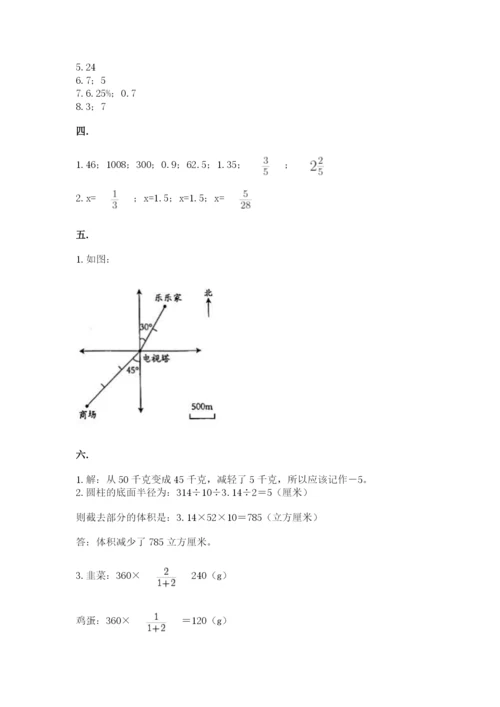 郑州外国语中学小升初数学试卷（精练）.docx