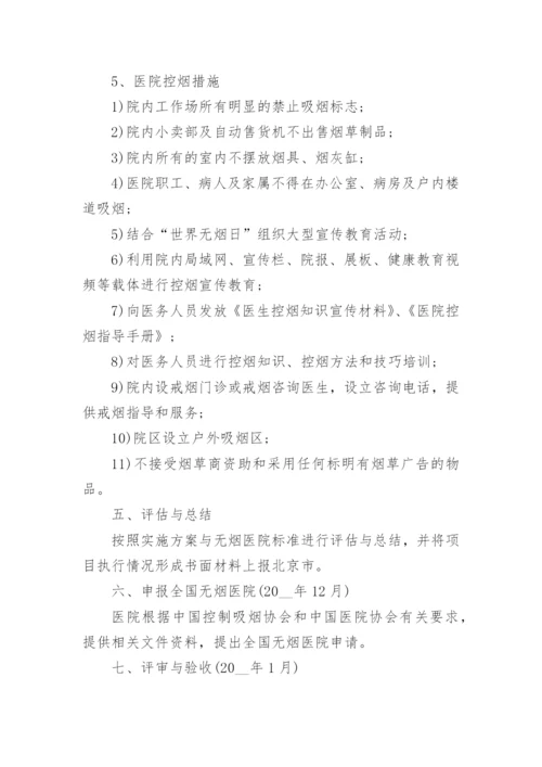 2022年医院控烟工作计划.docx