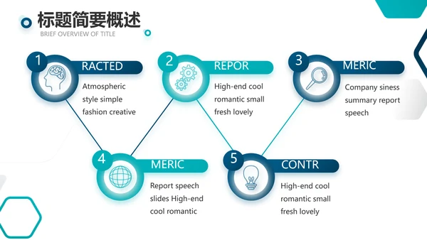 蓝色创意生物科技公司宣传简介动态PPT模板