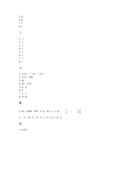 杭州文澜中学小升初数学试卷及参考答案（黄金题型）.docx