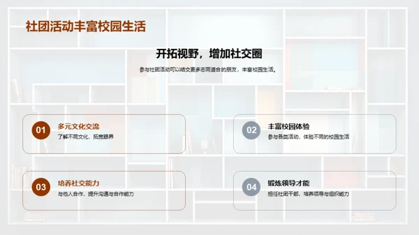 探索社团 创新生活