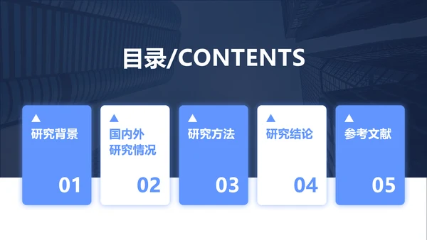 简约风蓝色金融专业毕业答辩PPT