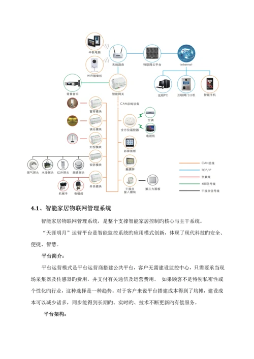 智能家居控制基础系统专题方案模板.docx