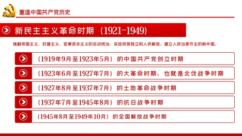学习党史坚定信仰担当作为党课PPT模板