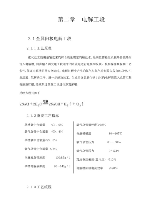 年产10万吨固碱标准工艺设计.docx