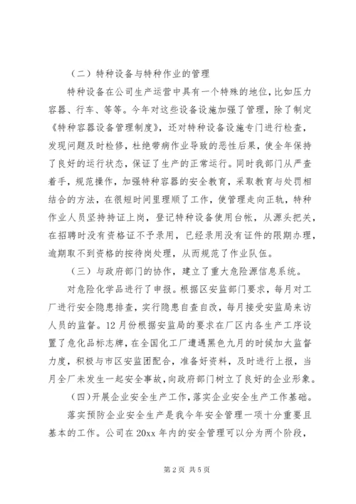 公司年度安全工作总结.docx