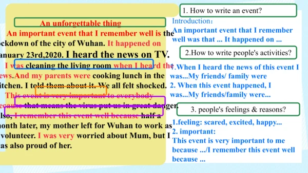 Unit 5 Section B 3a-3c Writing 课件（人教八下Unit5 What w