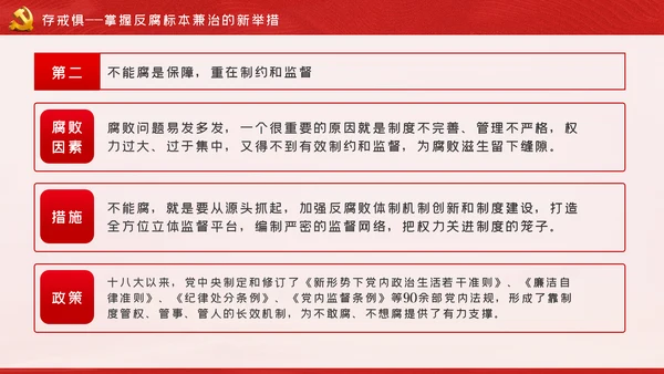 做清正廉洁好干部好表率党风廉政建设微党课