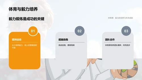 体育课与健康生活PPT模板