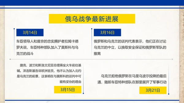 俄乌冲突专题教学解读PPT模板