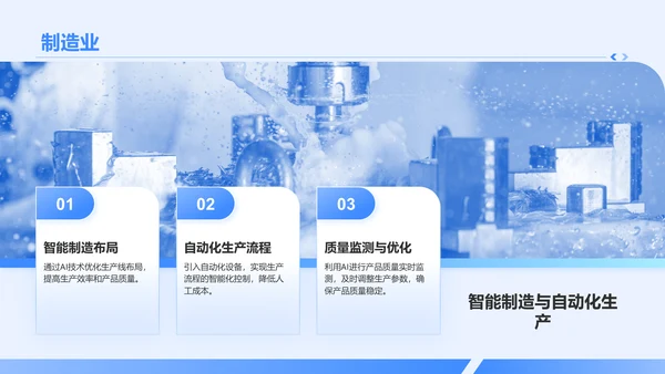 蓝色科技风AI人工智能发展趋势汇报PPT模板